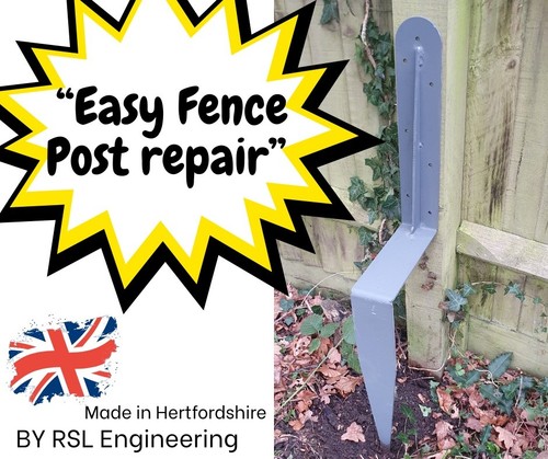 Easy fence post repair - "easy, 3