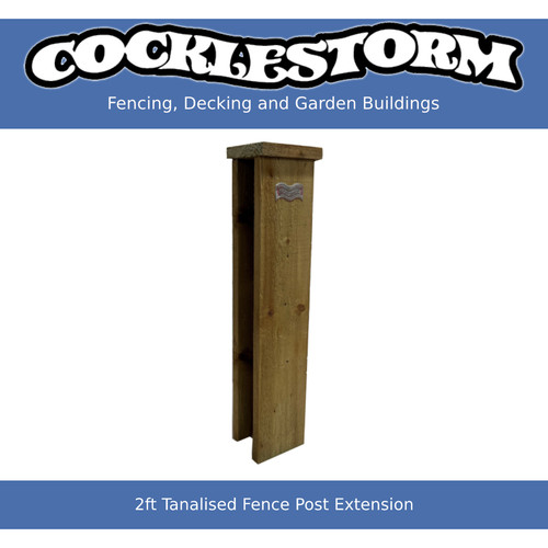 2ft tanalised timber - 2ft, timber/concrete