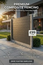 6ft Steel Grey  Composite