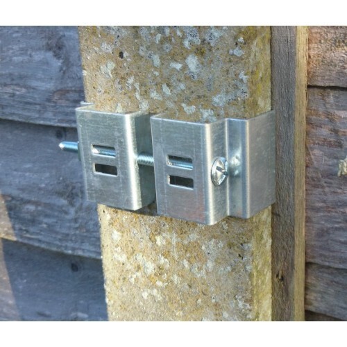Concrete fence post bracket - post,