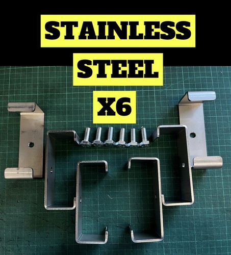 Concrete fence post brackets - concrete,