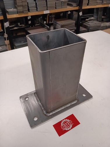 Post socket for concrete - for, fence