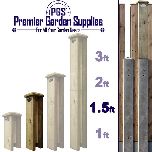 5ft timber concrete - 1.5ft, garden