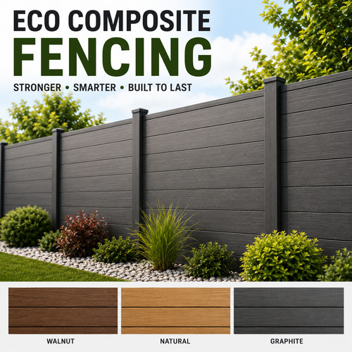 Eco composite fencing panels - composite,